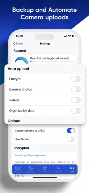 Icedrive – Cloud Storage screenshot 4