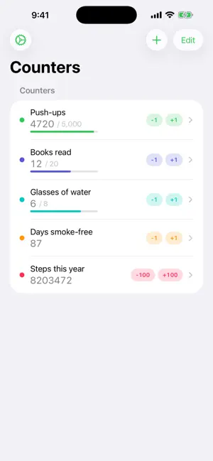 Plink : Simple Counting App screenshot 1