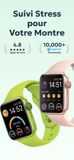 Capture d'écran de StressLess: AI Stress Tracker sur iPhone 1