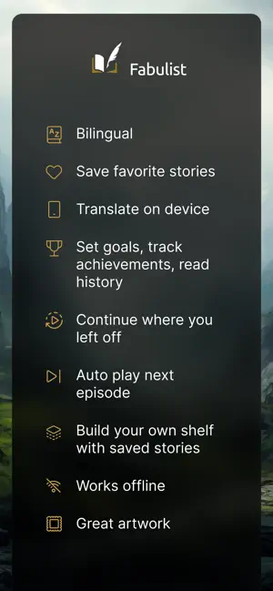 Fabulisti: Bilingual Stories screenshot 2
