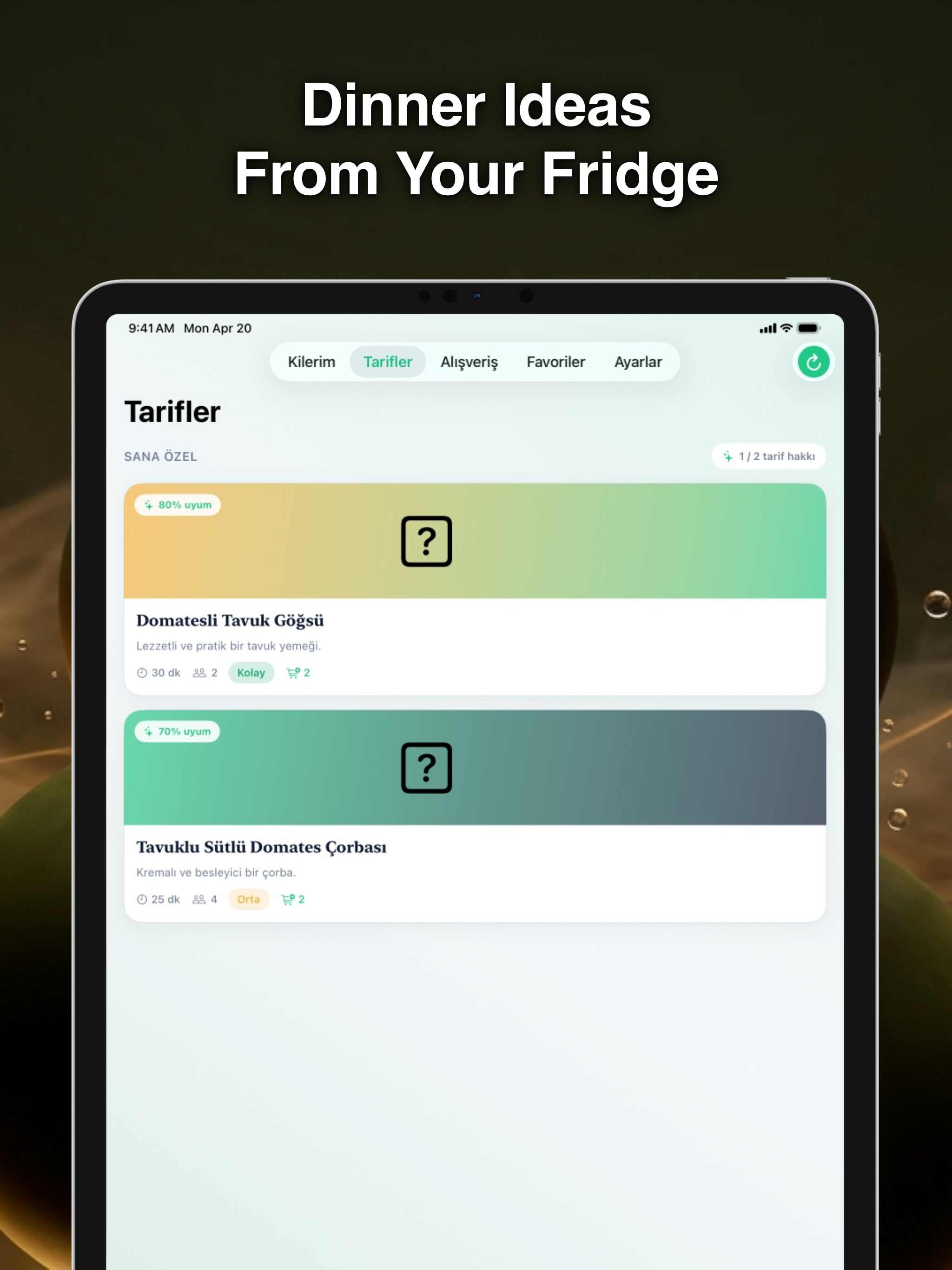 Kiler: Akıllı Mutfak Asistanı screenshot 6