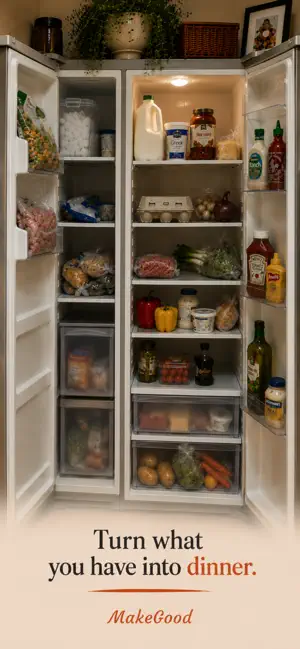 MakeGood: Dinner Recipe Ideas screenshot 1