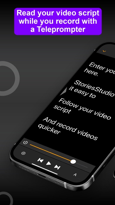 Teleprompter App Record Videos Screenshot