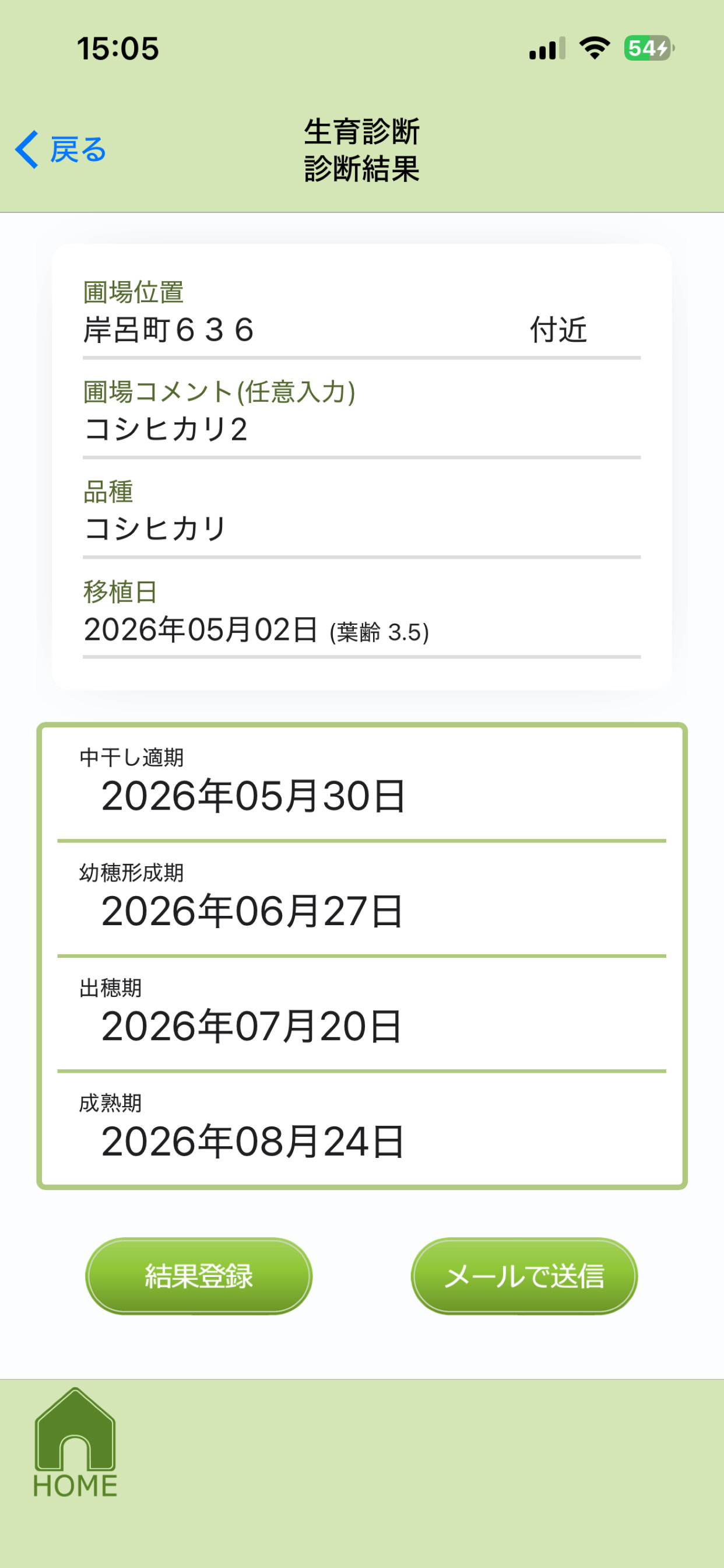 水稲生育診断　稲作先生