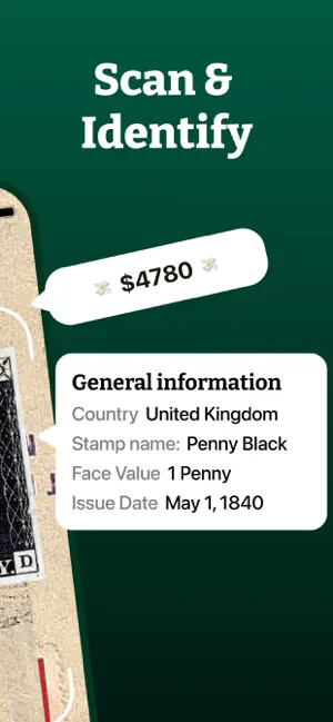 Stamp Identifier Scanner Value screenshot 2