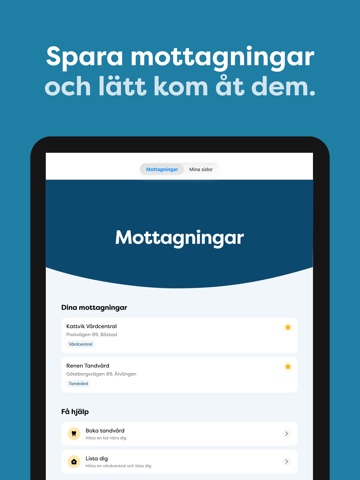 Praktikertjänst vård&tandvård iPad screenshot 8