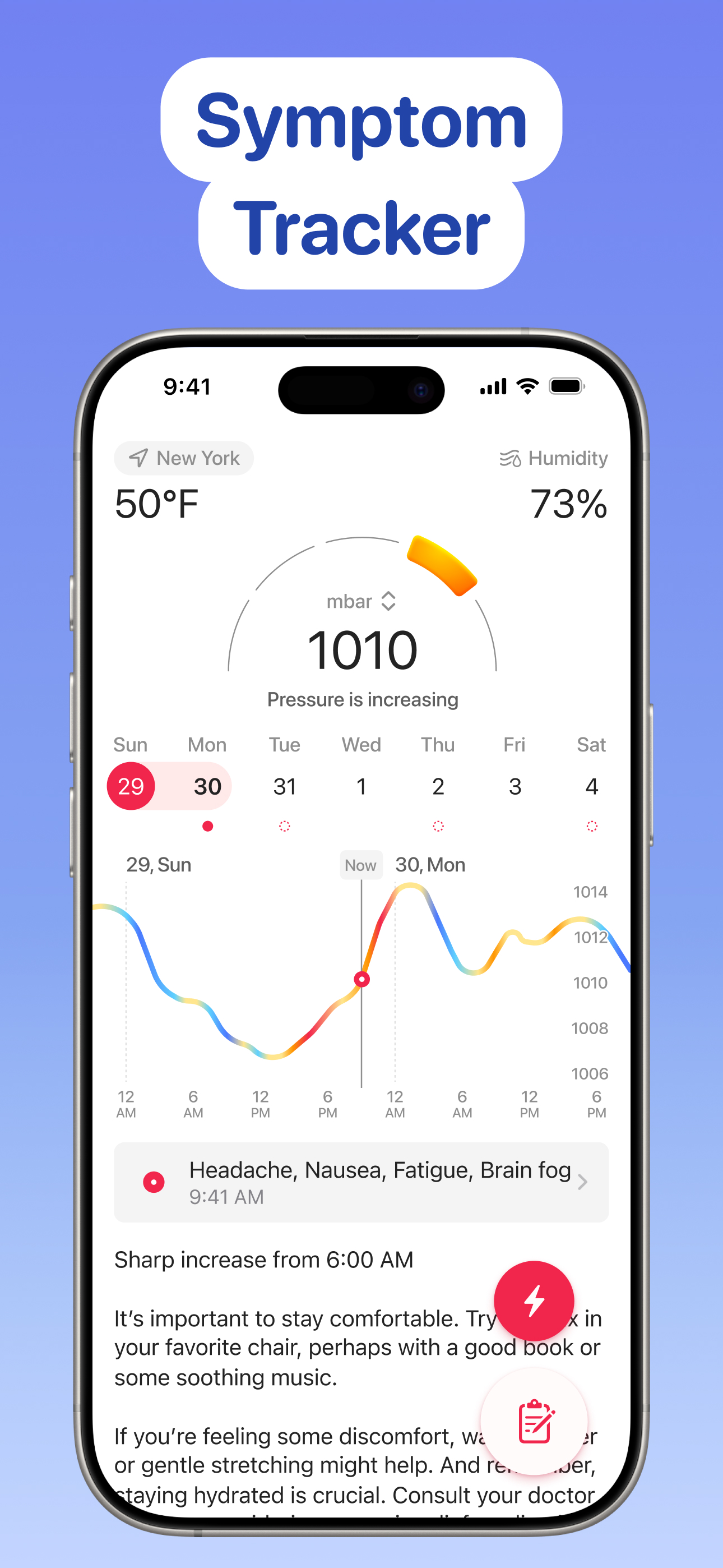 Migraine Tracker: Pressure Pal screenshot 6