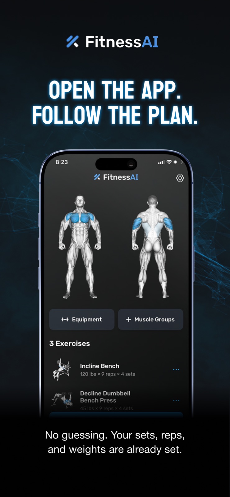 Fitness AI Gym Workout Planner iphone screenshot 2