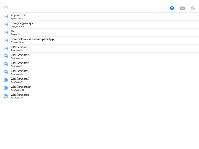 Apps Launcher with URL Scheme