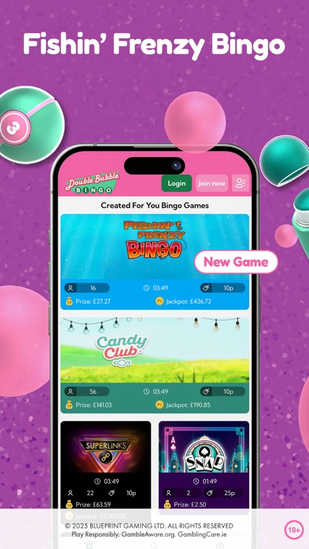 Double Bubble Bingo & Slots screenshot 5