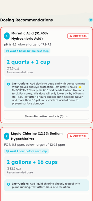 Pool Chemistry by Poolometer Screenshot 8 of 10