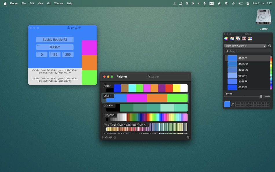 #2. ColorWell (macOS) 由: SweetP Productions, Inc.