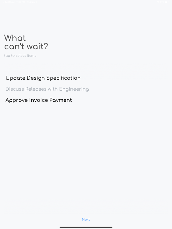 Vachi Brain Dump & Voice Notes iPad screenshot 3 - Productivity app