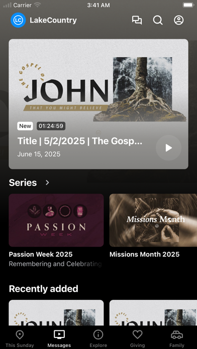 Lake Country Baptist Church Screenshot