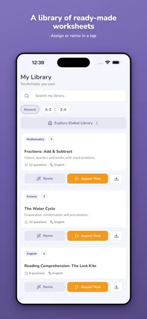 iWorksheetz screenshot 1