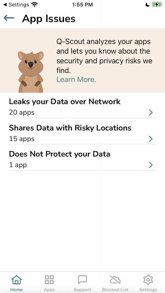 #2. Q-Scout (iOS) 게시자: Kryptowire Inc