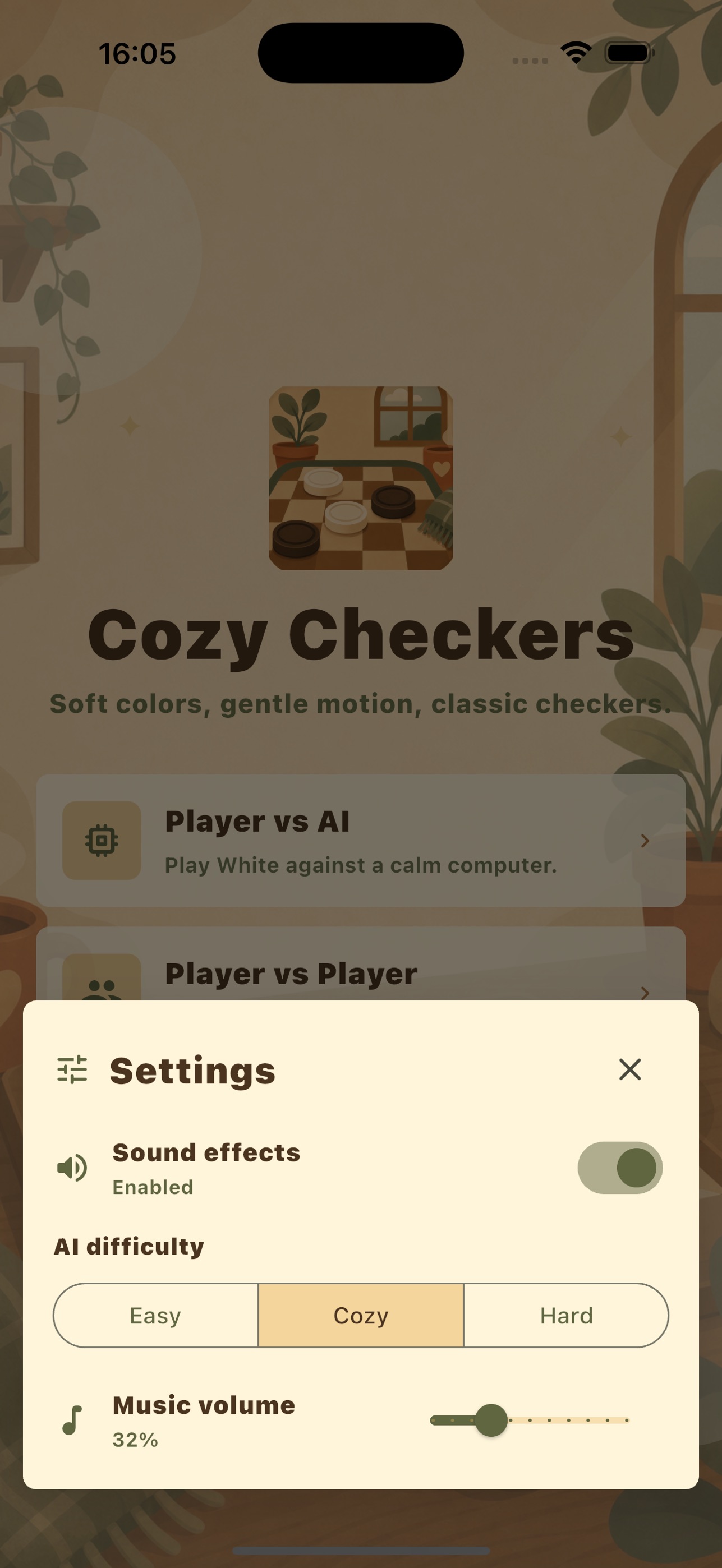 Screenshot 2 of Cozy Checker: Offline Game