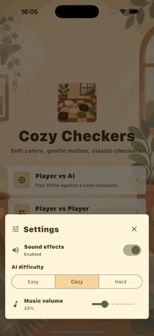 Cozy Checker: Offline Game screenshot 2