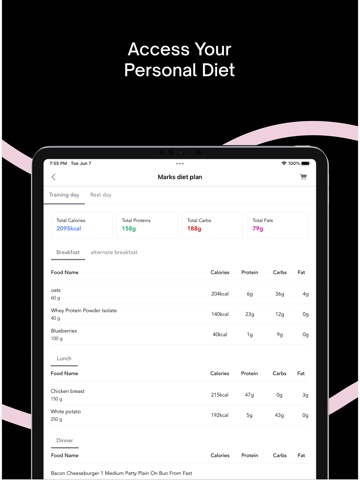Megmaefit Coaching iPad screenshot
