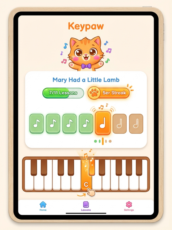Keypaw iPad screenshot