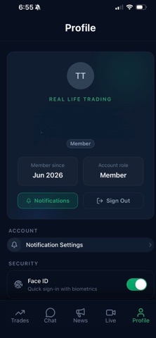 Real Life Trading screenshot