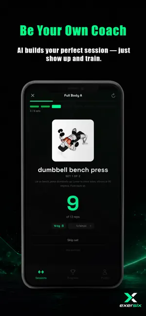 Exersix - AI Workout Tracker screenshot 1