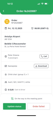 Kiwitaxi Driver iPhone screenshot 3