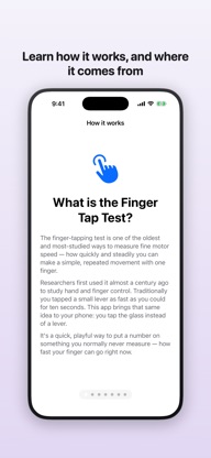 Finger Tap Test: Speed Tracker screenshot 4