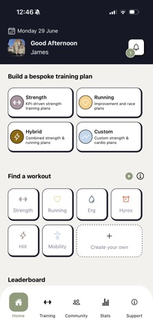 Burst: Run & Strength Coach screenshot