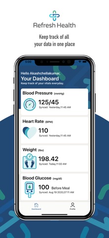 Refresh Health screenshot