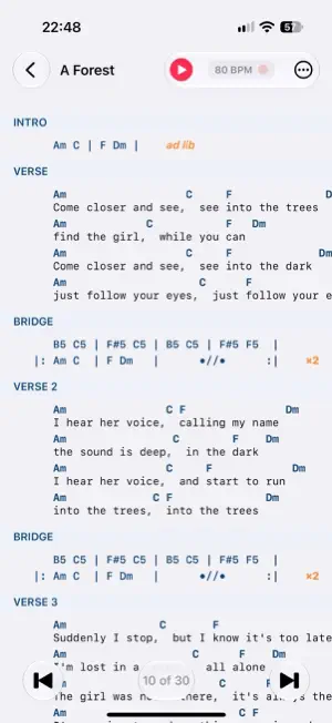 LeadSheets: Chords & Setlists screenshot 4