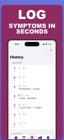 Private-Period & Cycle Tracker Screenshot 2 of 4
