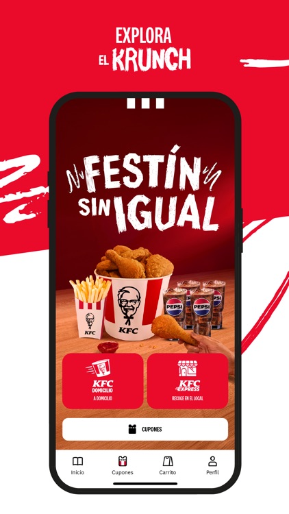 KFC APP - Ec, Co, Cl, Ar y Ve