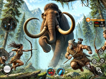 Dinosaur Shooting: Animal Hunt iPad screenshot