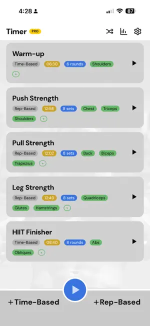 Workout Timer: HIIT & Gym screenshot 2