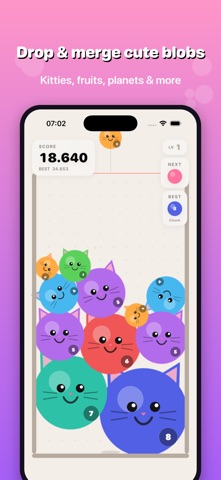 Blobby Drop: Merge Puzzle Game Screenshot 1 of 6