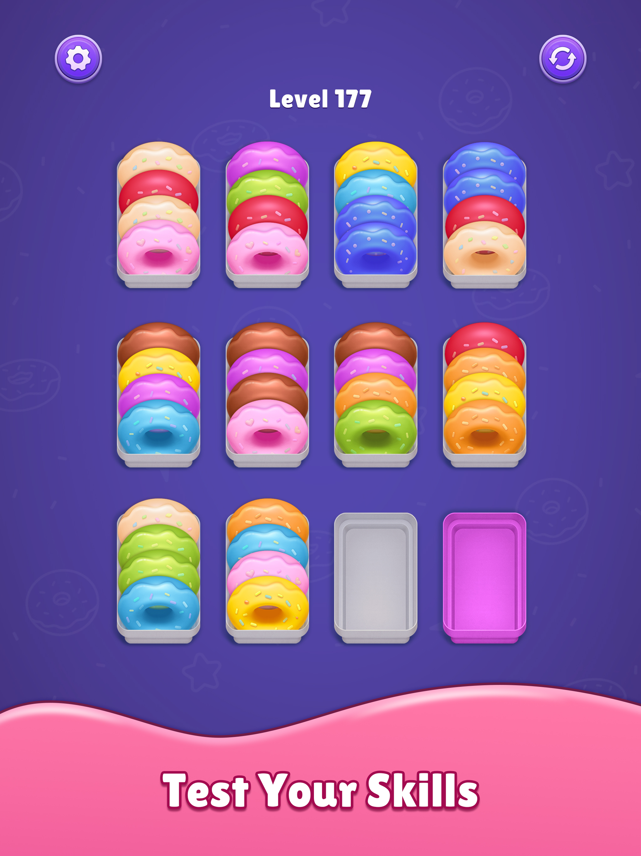 Donut Sort - Puzzle Game screenshot 8