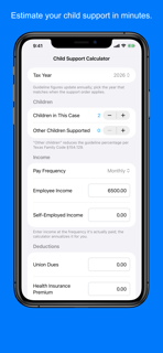 TX Child Support Calculator screenshot 1