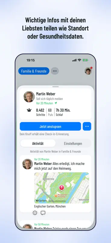 Knuff - Check-in und Chat screenshot 4 of 6