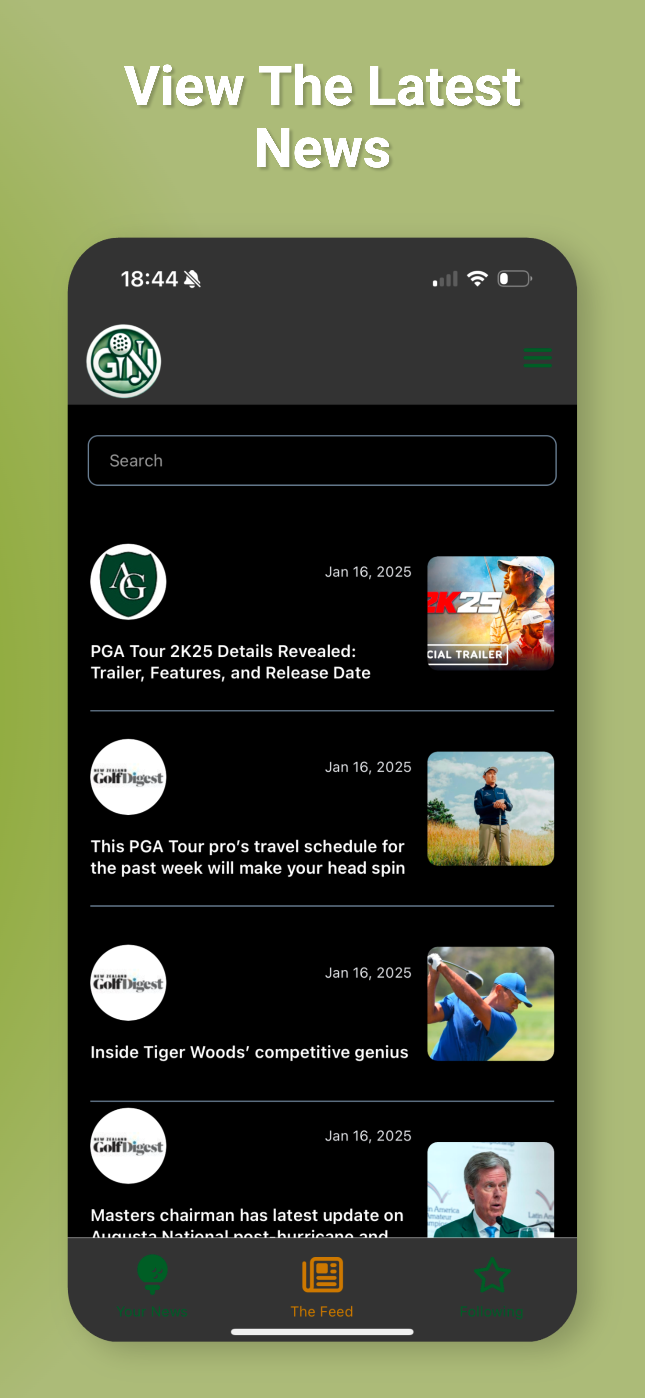 Golf News Now screenshot 4