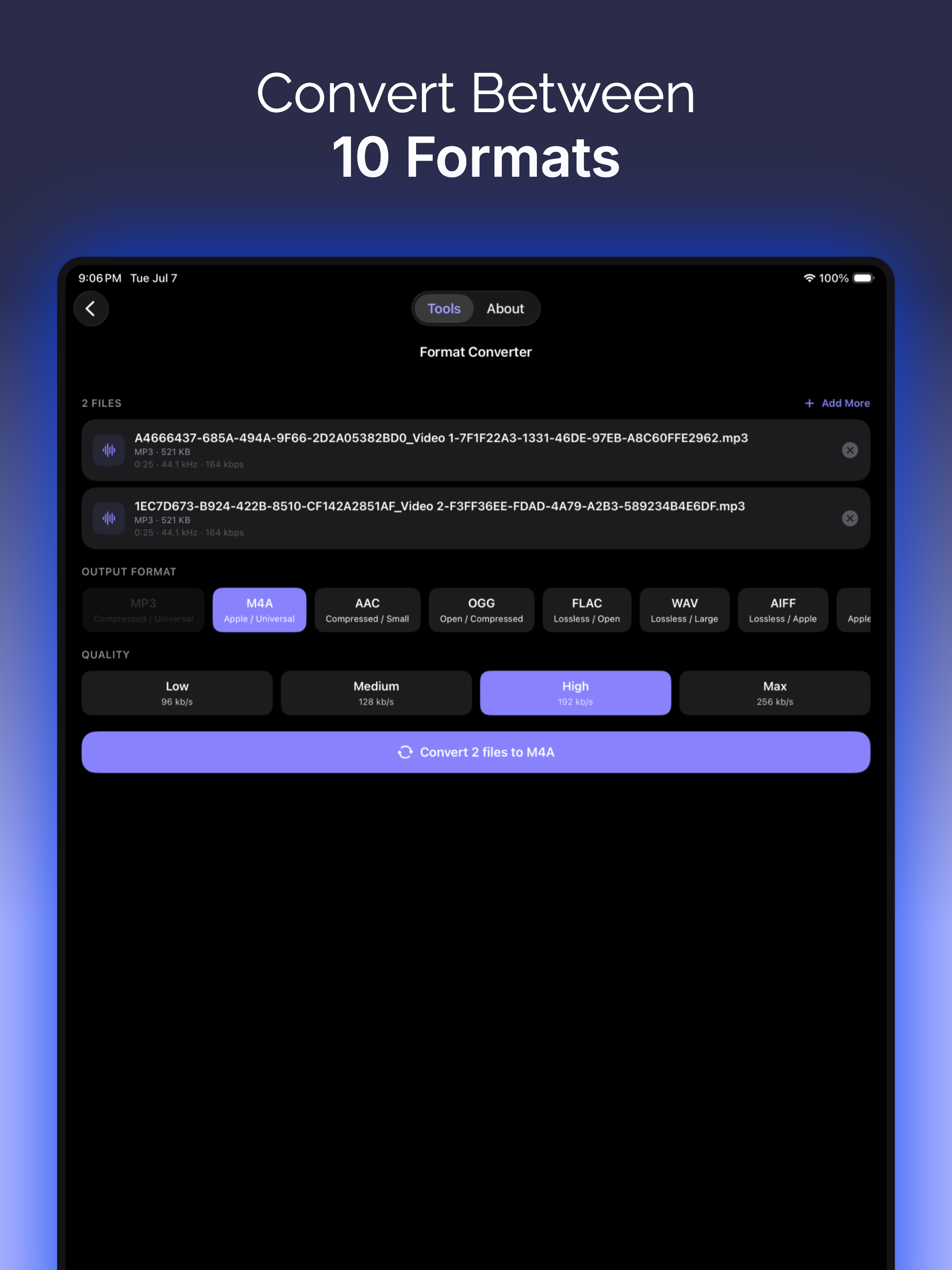 Audio Converter: OGG, MP3, WAV screenshot 10