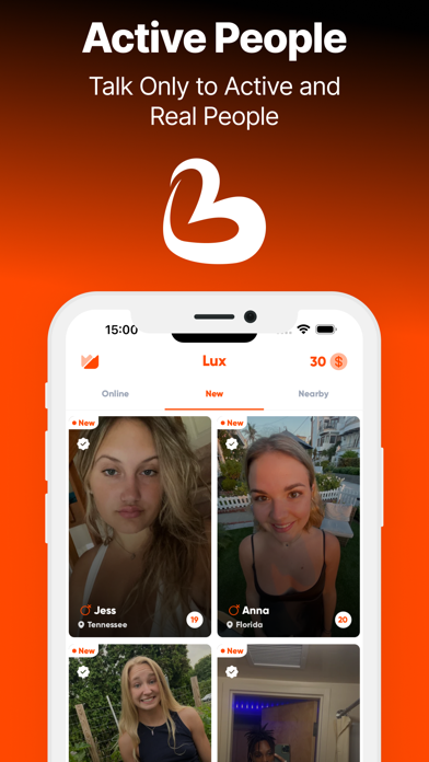 Lux Hookup Dating & Chat Screenshot