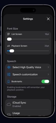 Voice Reader + Text to Speech Screenshot 4 of 6