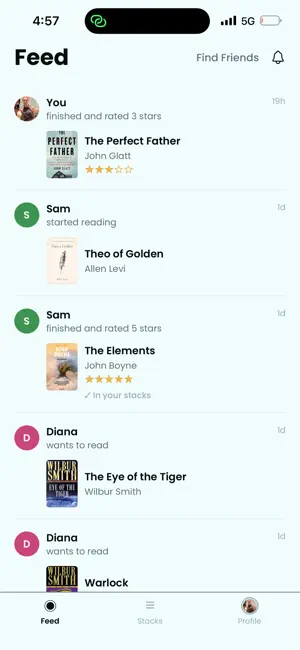 Stacks: Read with Friends screenshot 1