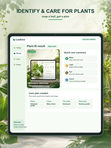 Leafora - Plant Identifier iPad screenshot