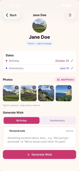 MyWishMaker screenshot 2