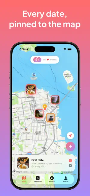 DateSpots - Couple Memory Map screenshot 2