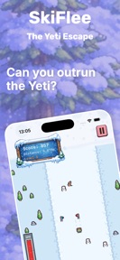 SkiFlee Endless Ski Escape screenshot