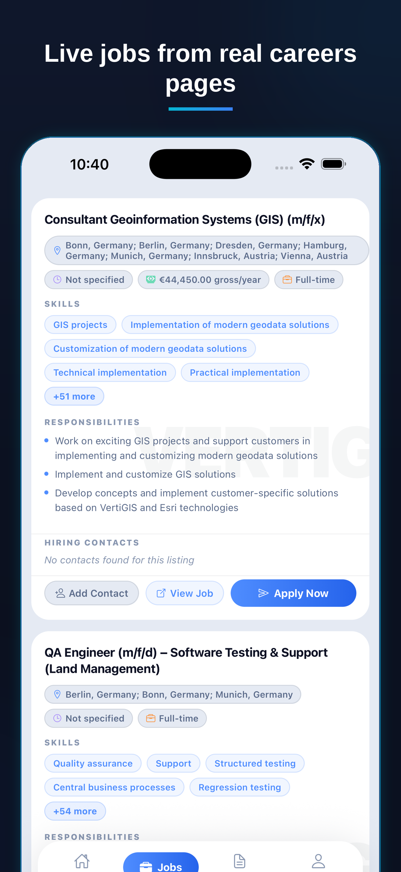 cvapplyr: AI Resume & Jobs