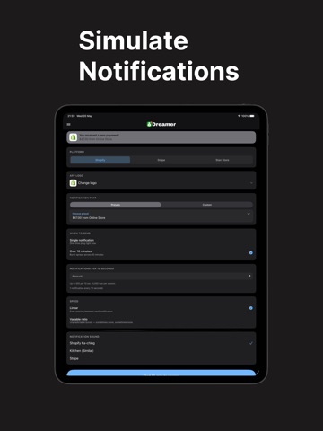 LARP: Fake Dashboards & Notifs iPad screenshot 1